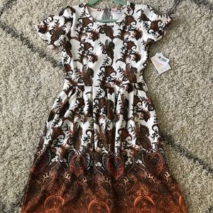 Lularoe LLR Dipped large Amelia BNWT